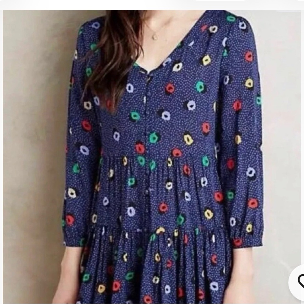 Maeve Blue Floral Tunic Top
